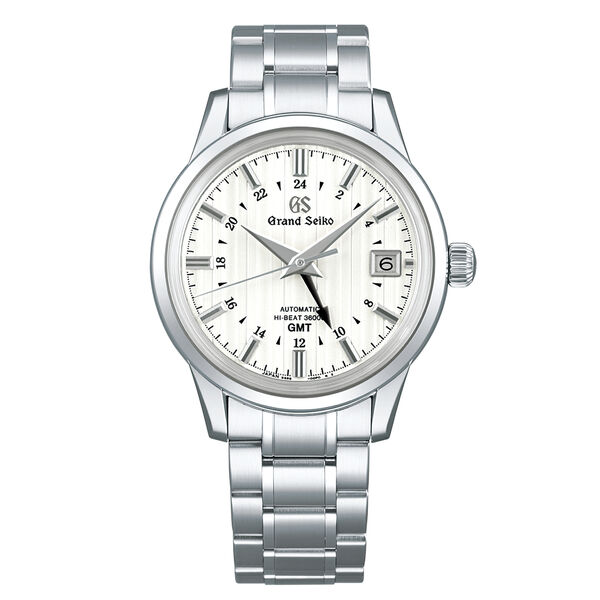 Elegance 'Yuki Gesho' - Snow Covered Scenery' 40 mm hi-beat GMT en acier inoxydable